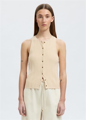 Trixie sl knit top Birch Selected Femme
